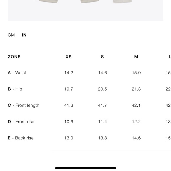 Zara DOUBLE WAIST WIDE LEG PANTS - Picture 10 of 10